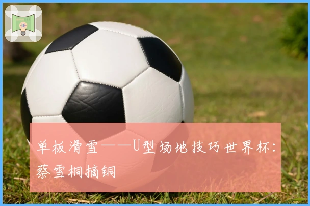 单板滑雪——U型场地技巧世界杯：蔡雪桐摘铜